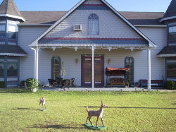 Front porch at Cupid's Castle Bed and Breakfast.